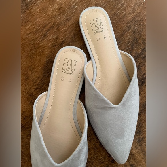 Silvery Gray Mules - Picture 4 of 4
